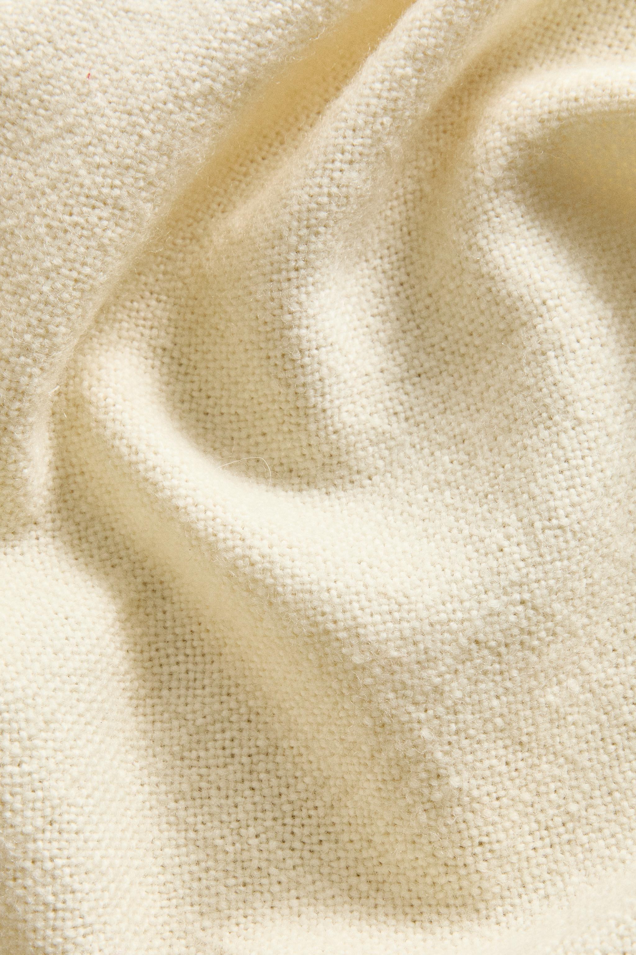 FRINGED SOFT BLANKET